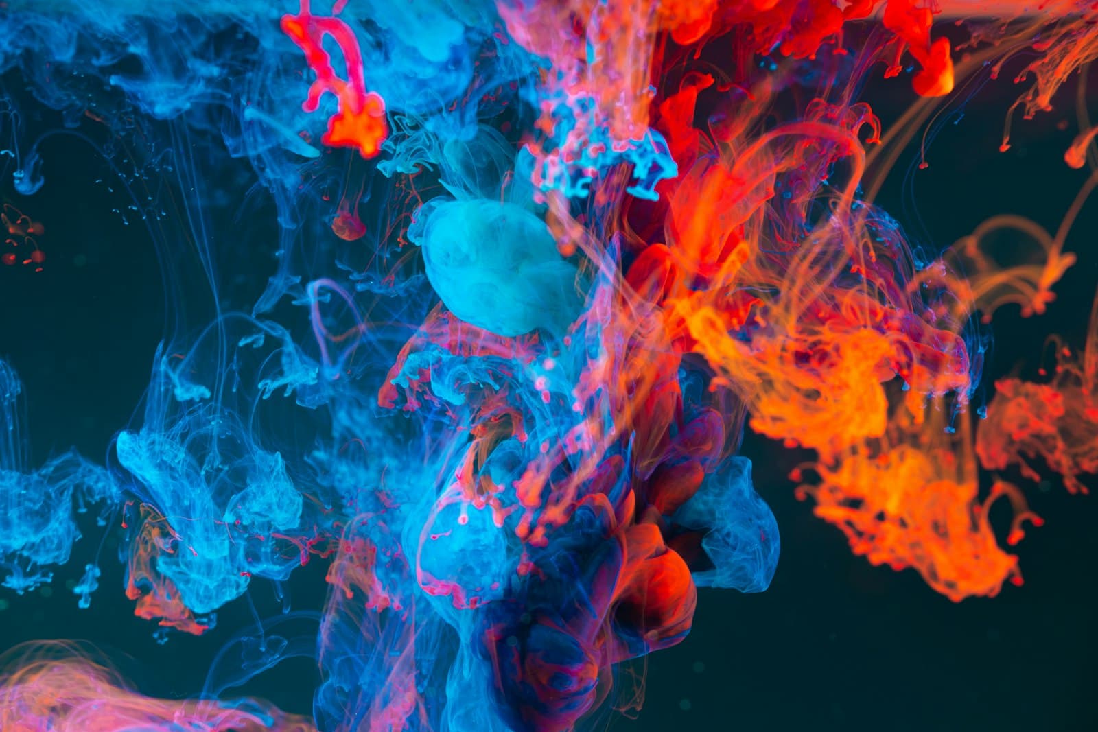 Abstract colorful visual artwork representing AI-generated creative content