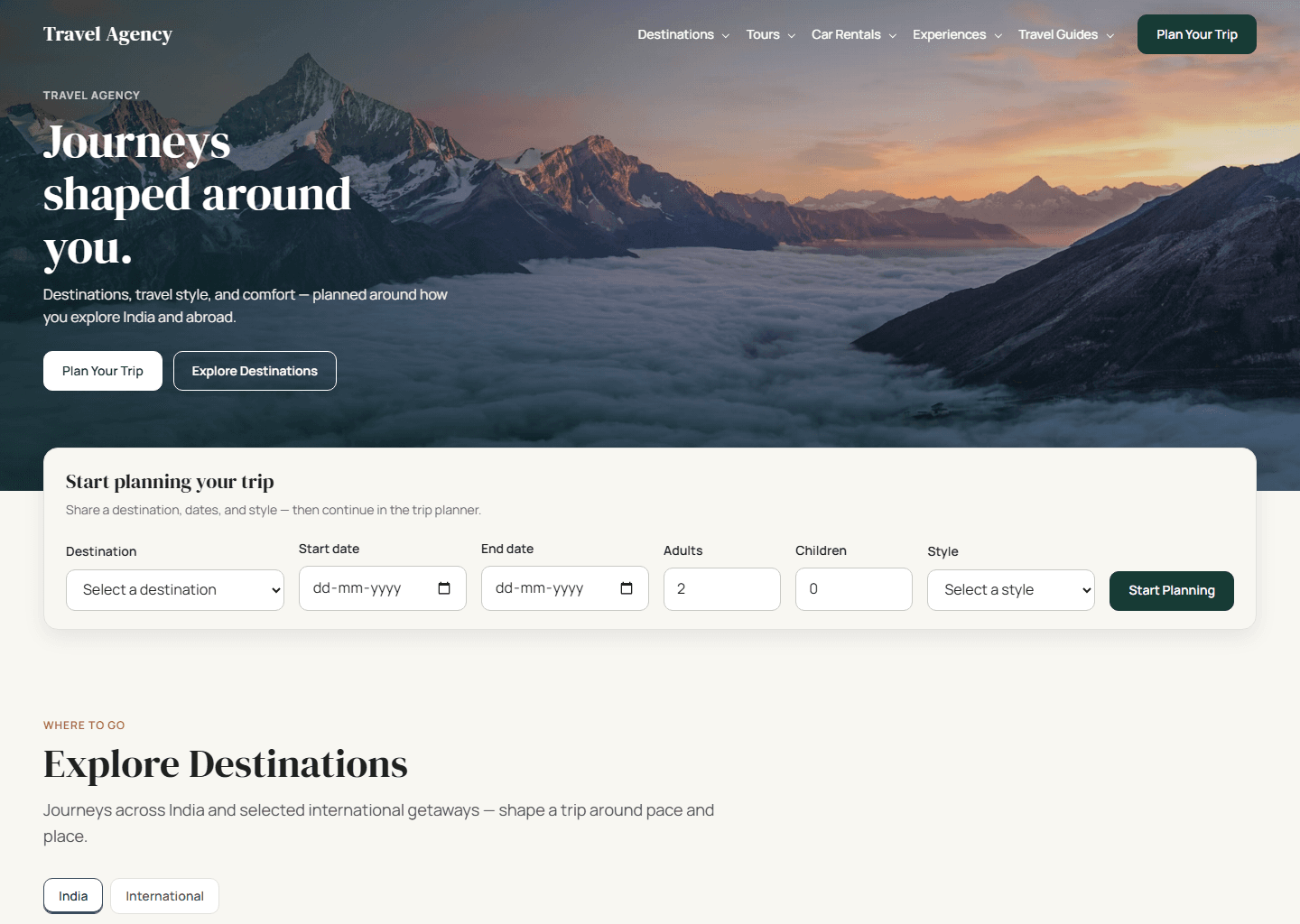 Travel Agency & Operations Platform