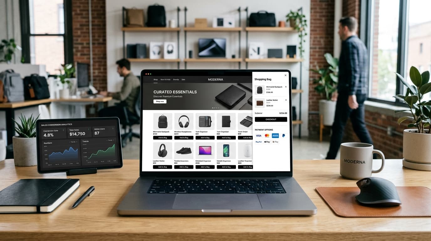Scalable digital commerce architecture and automated order processing infrastructure
